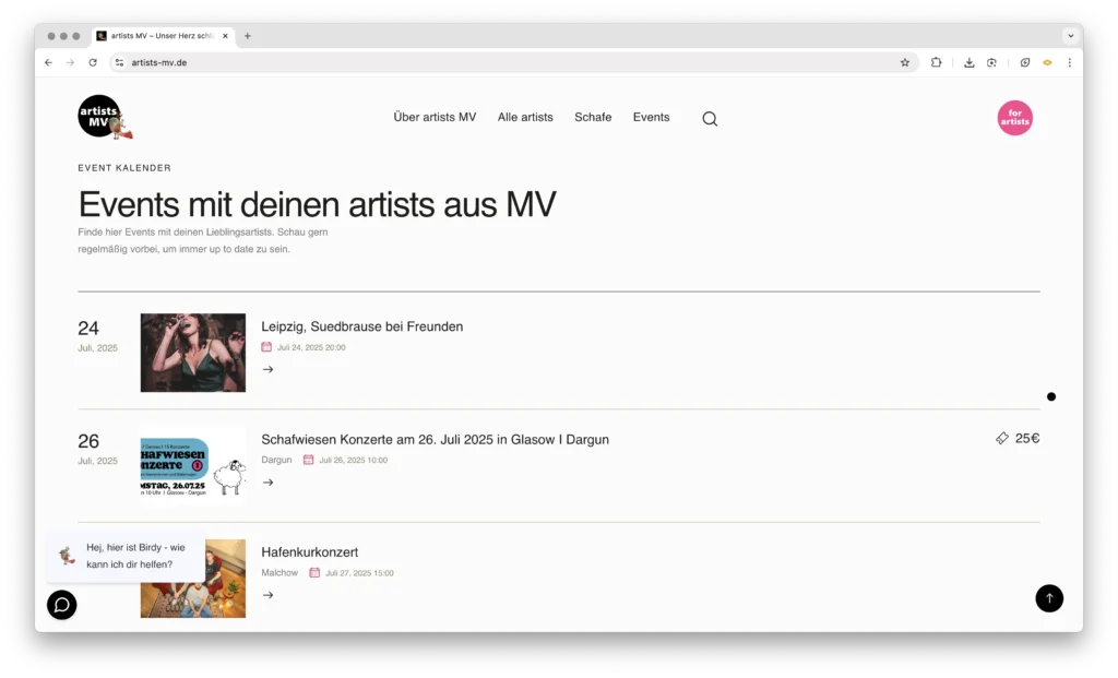 artists MV - Events svg+xml;charset=utf - BLS media